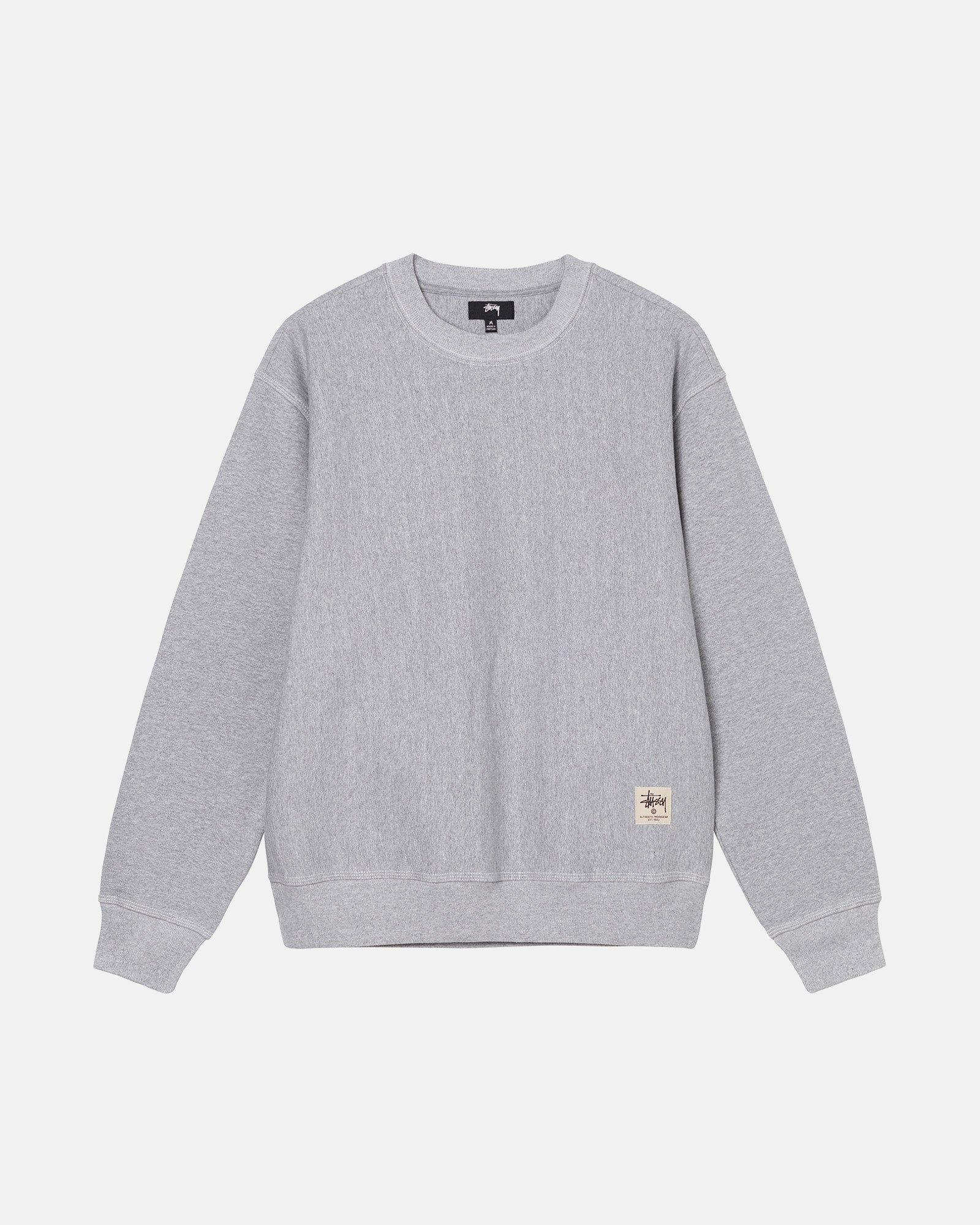 CONTRAST STITCH LABEL CREW sold by Stussy