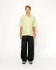 BOXY FLAT HEM SHIRT CRINKLED sold by Stussy