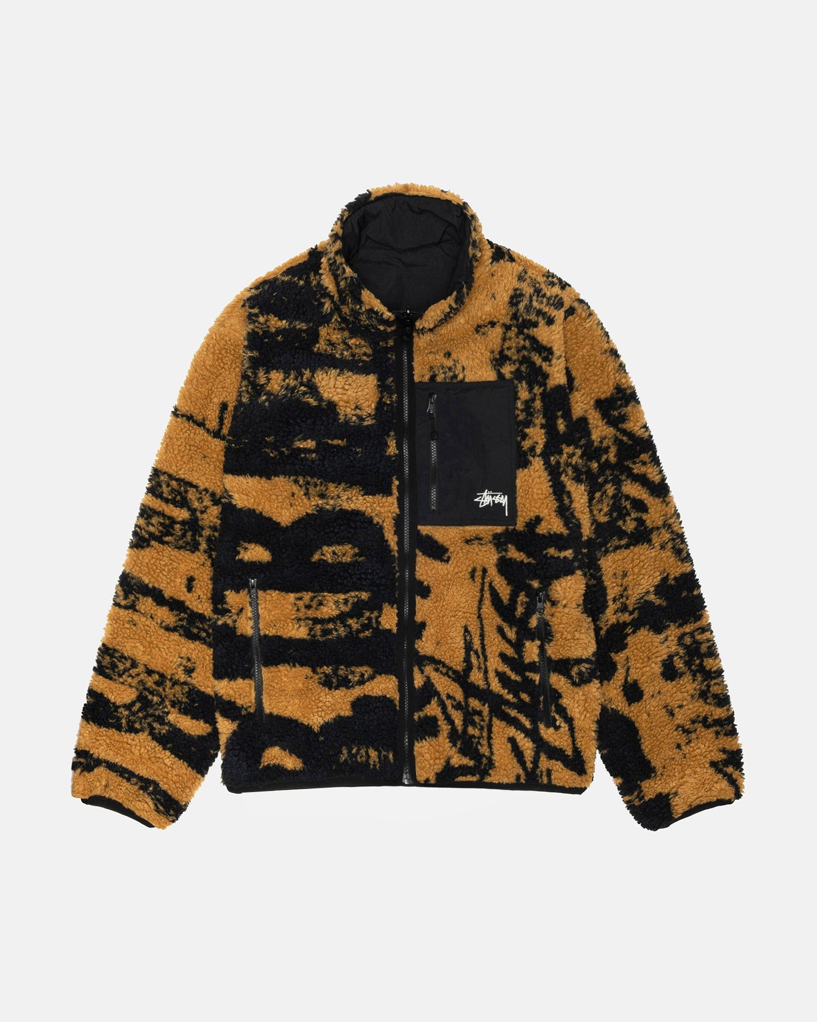 SHERPA REVERSIBLE PRINTED JACKET sold by Stussy