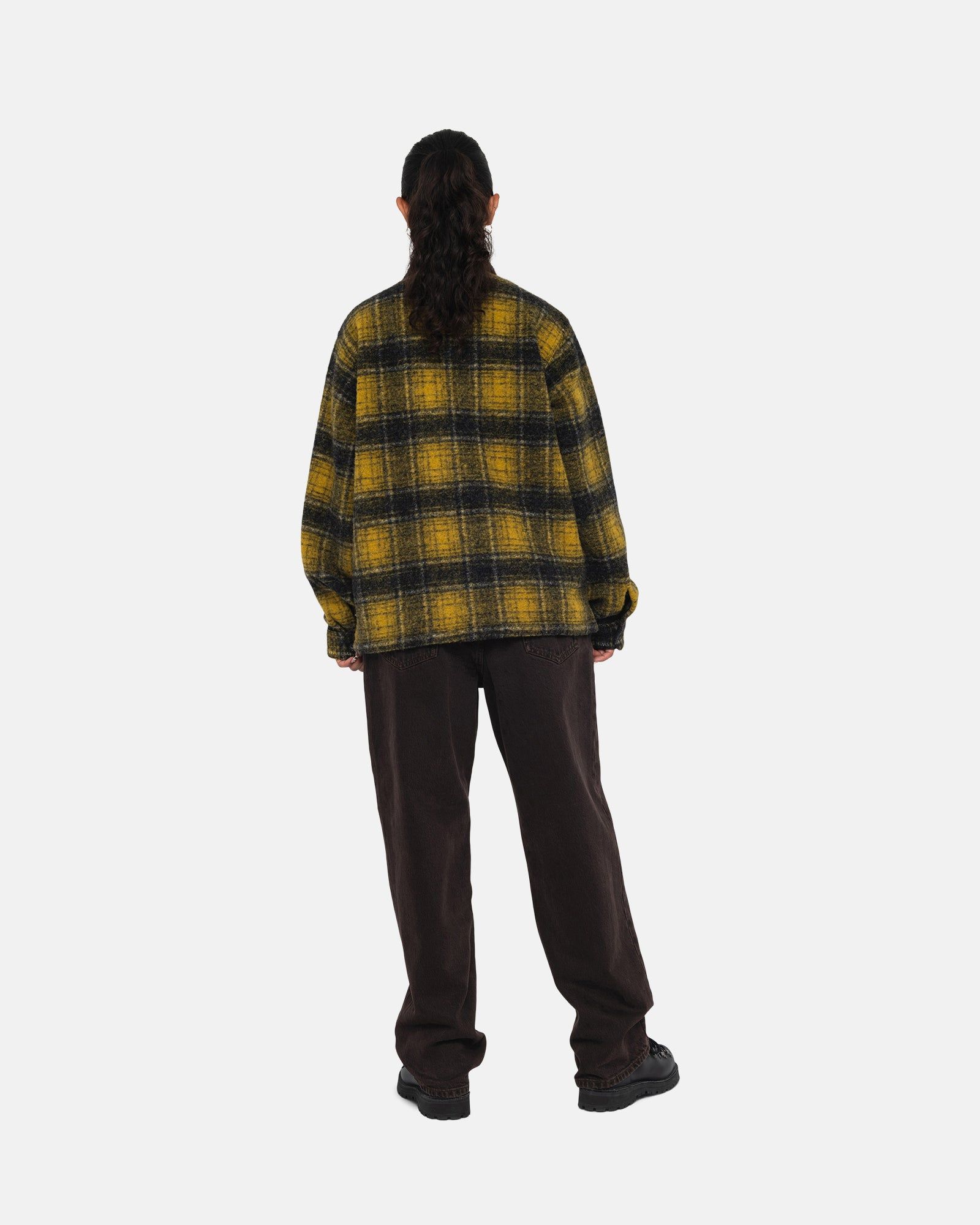 WOOL PLAID ZIP SHIRT sold by Stussy product image thumbnail 9