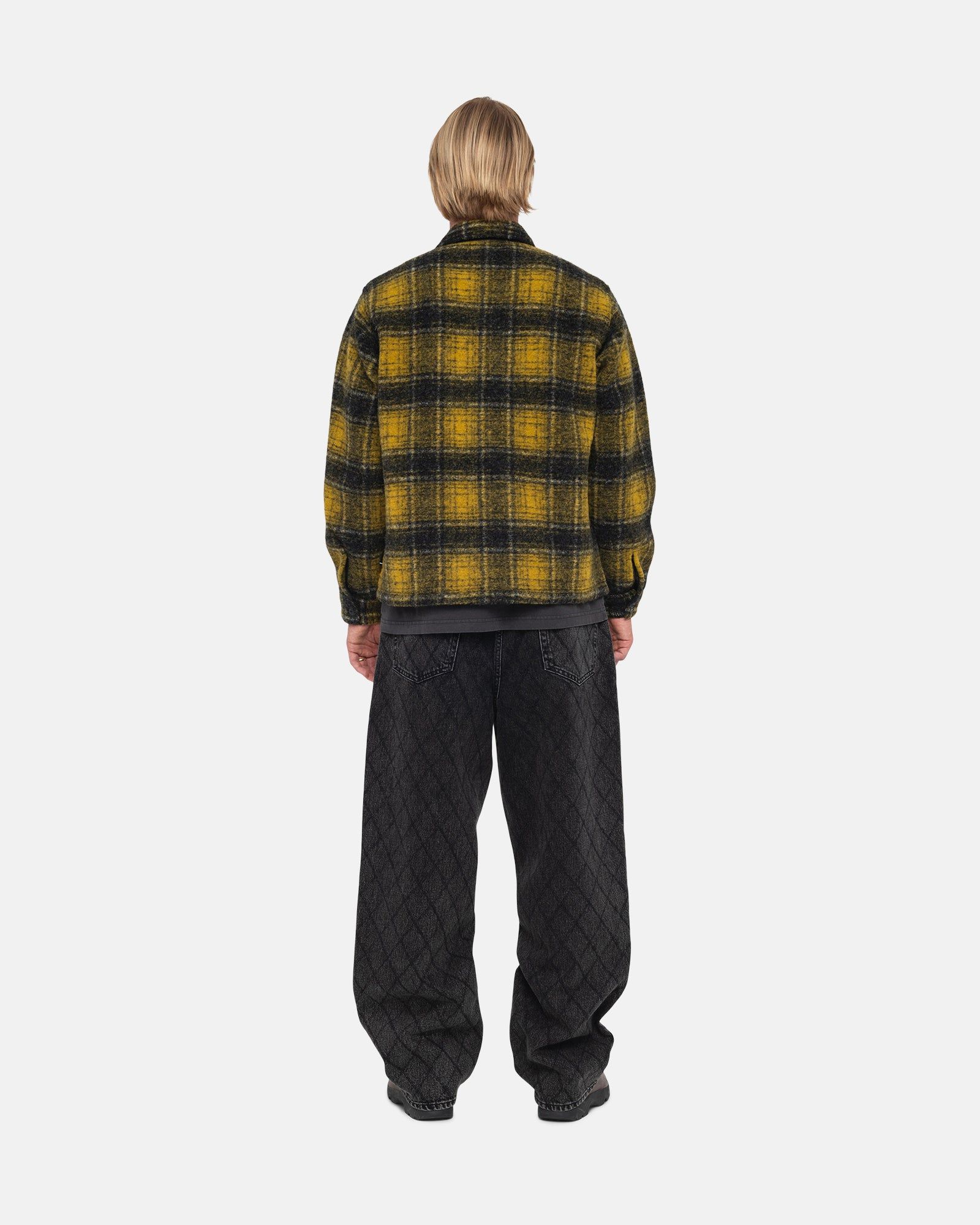 WOOL PLAID ZIP SHIRT sold by Stussy product image thumbnail 7