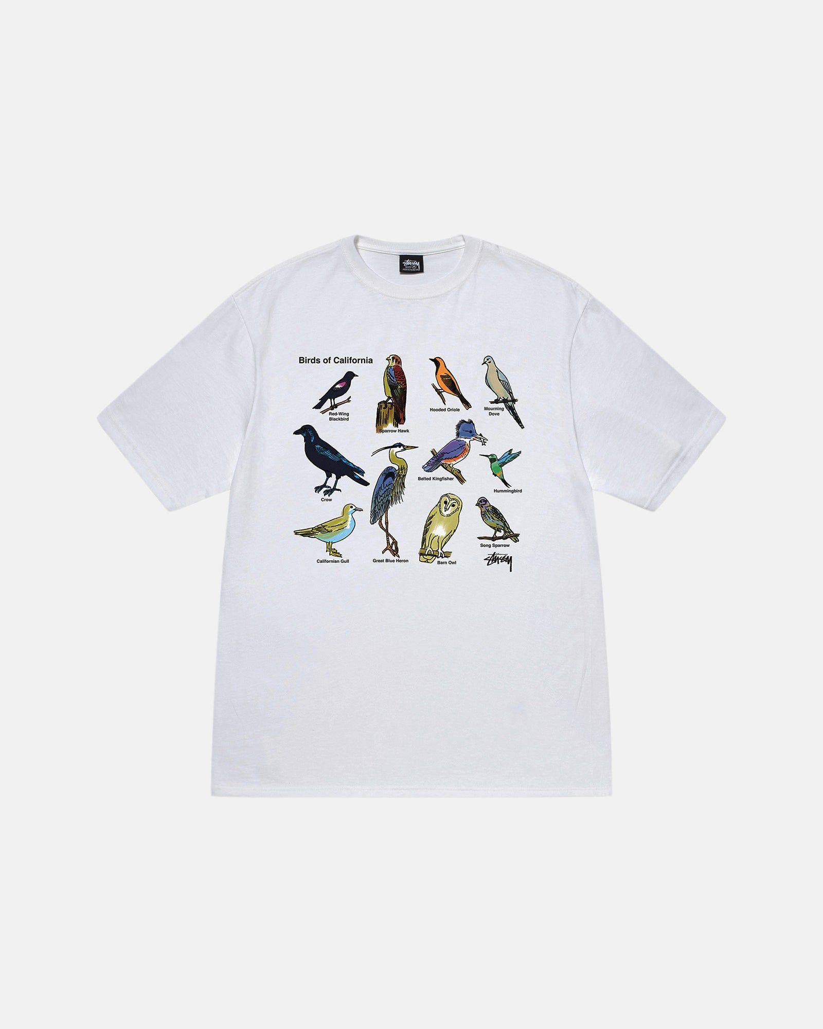 CALIFORNIA BIRDS TEE sold by Stussy