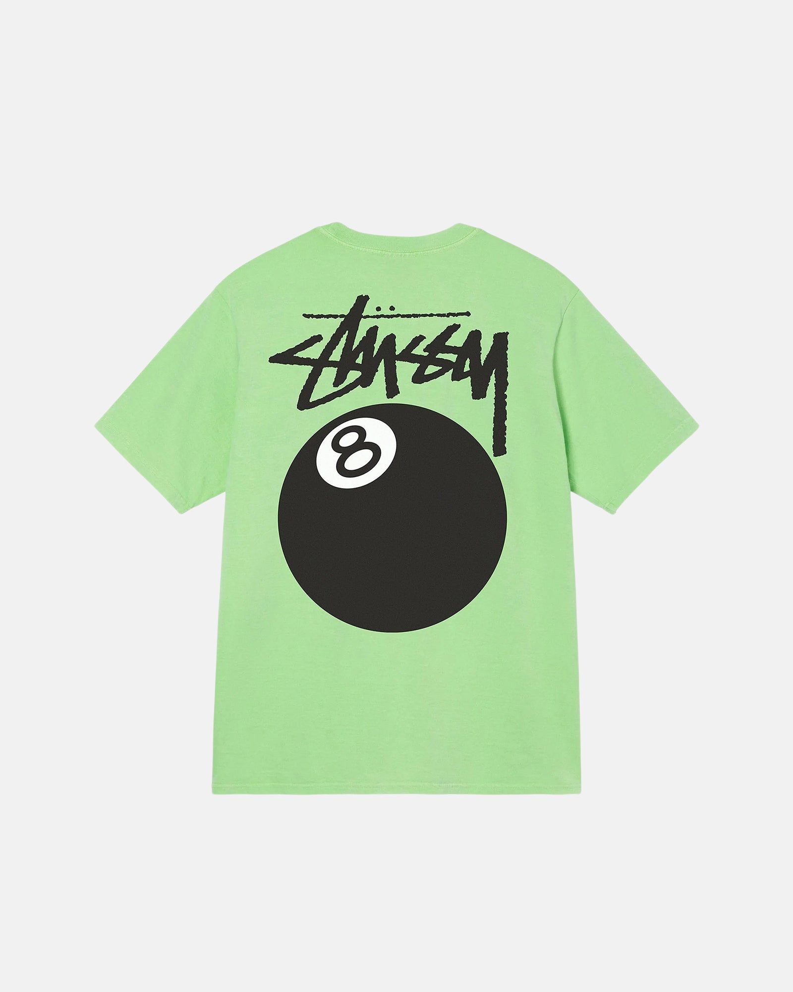 8 BALL PIGMENT DYED TEE sold by Stussy