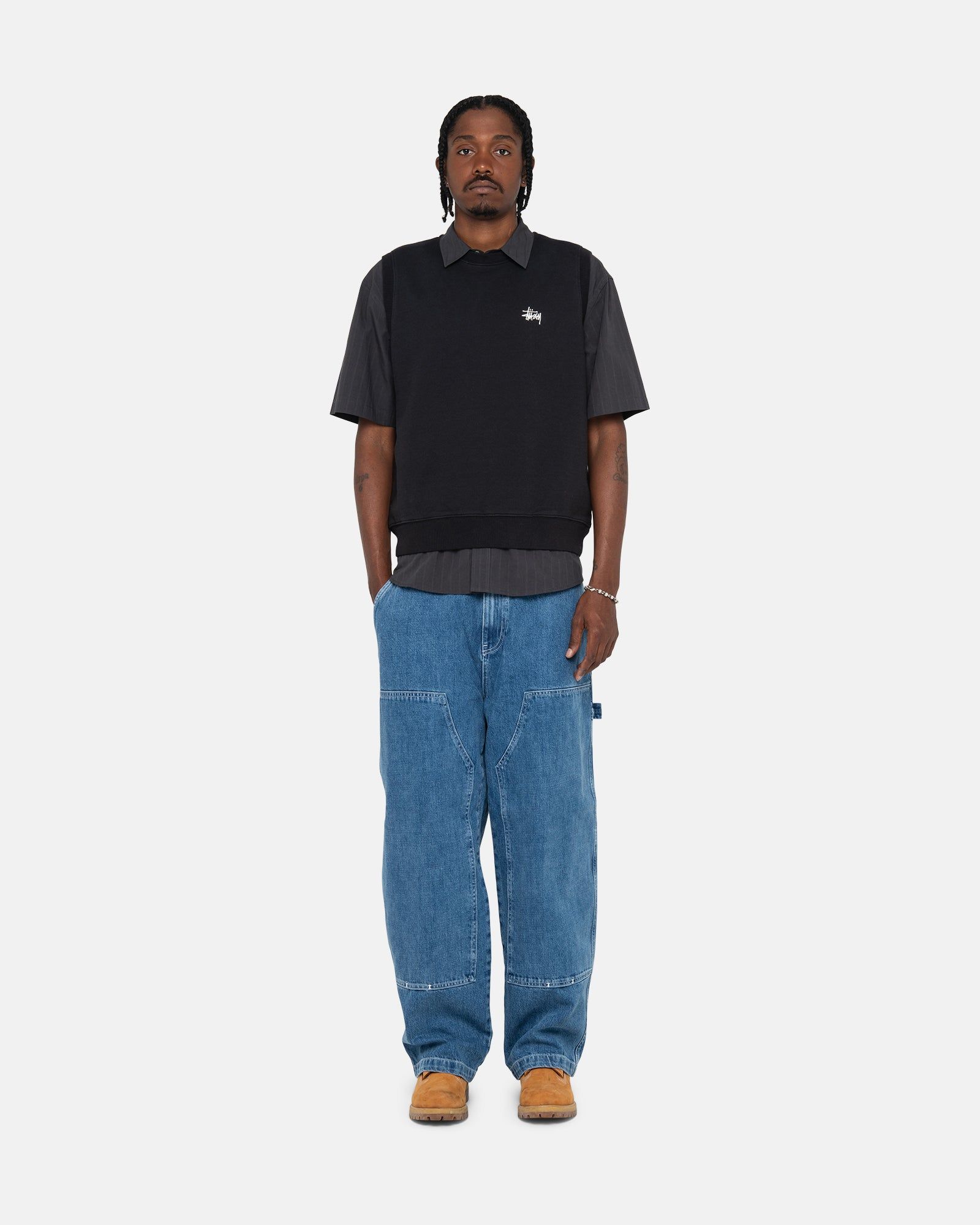 STOCK FLEECE VEST sold by Stussy product image thumbnail 4