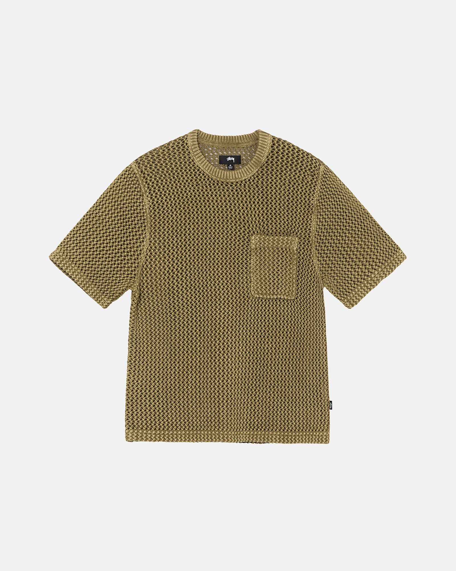 O'DYED MESH CREW sold by Stussy