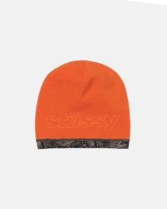 【STUSSY】24fw SKULLCAP REVERSIBLE TECH Stussy Tech Reversible Skullcap Coffee Men's - FW24 - US