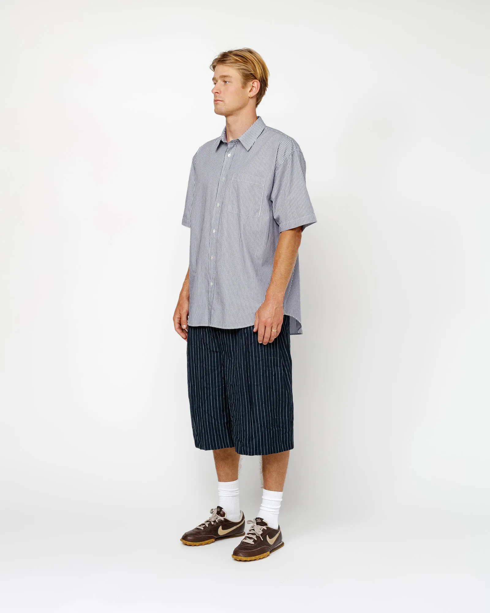 トップス Stussy Boxy SS Shirt 8 Ball Stripe Navy Boxy SS Shirt 8 Ball Stripe – Navy | Shirts | Stüssy