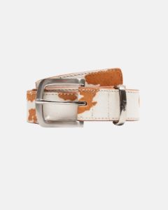 ANIMAL PRINT DRESS BELT sold by Stussy
