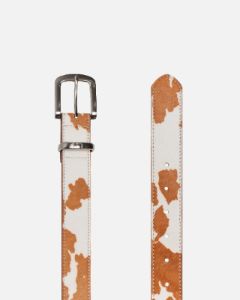 ANIMAL PRINT DRESS BELT sold by Stussy