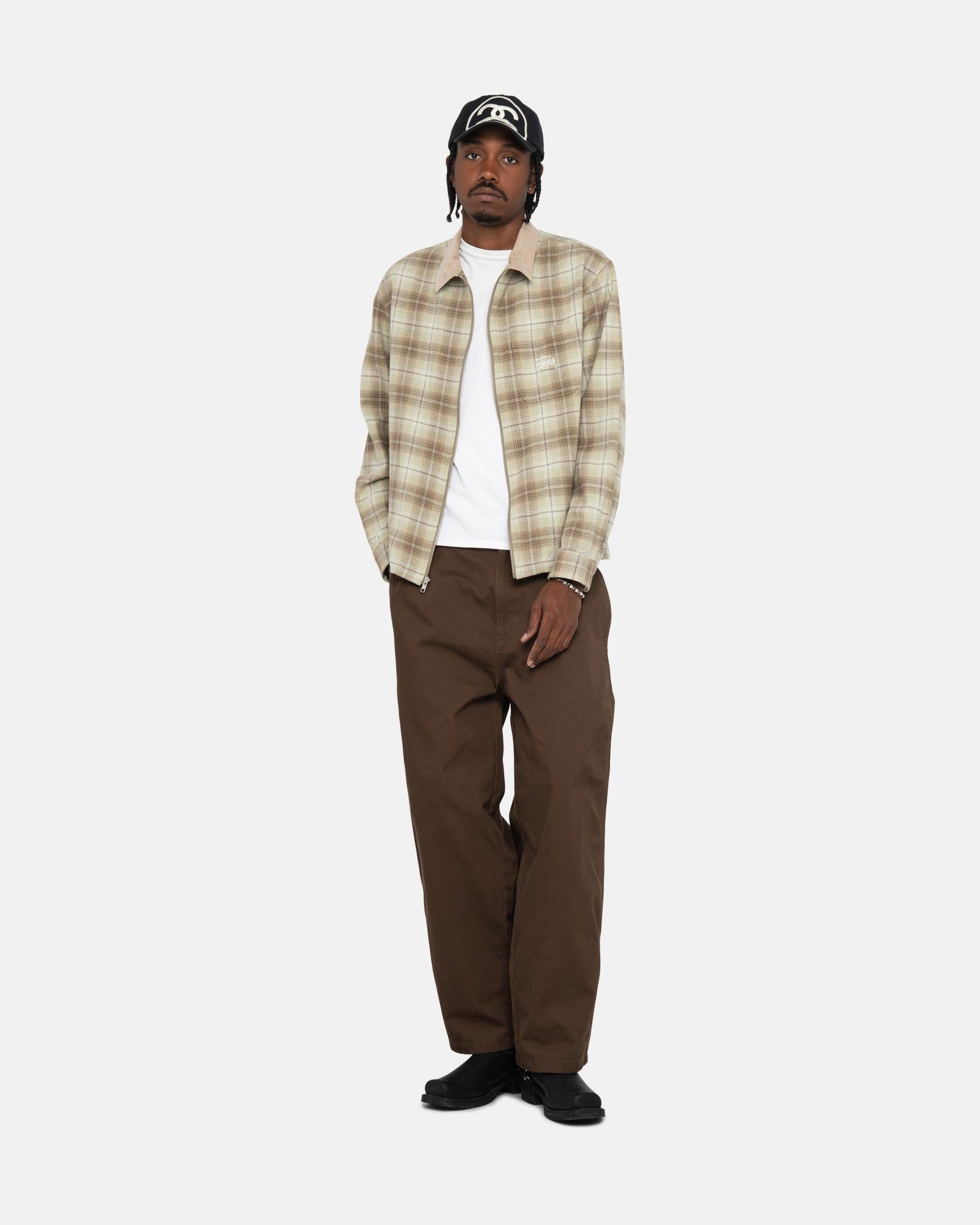 FRANK PLAID ZIP SHIRT sold by Stussy product image thumbnail 5