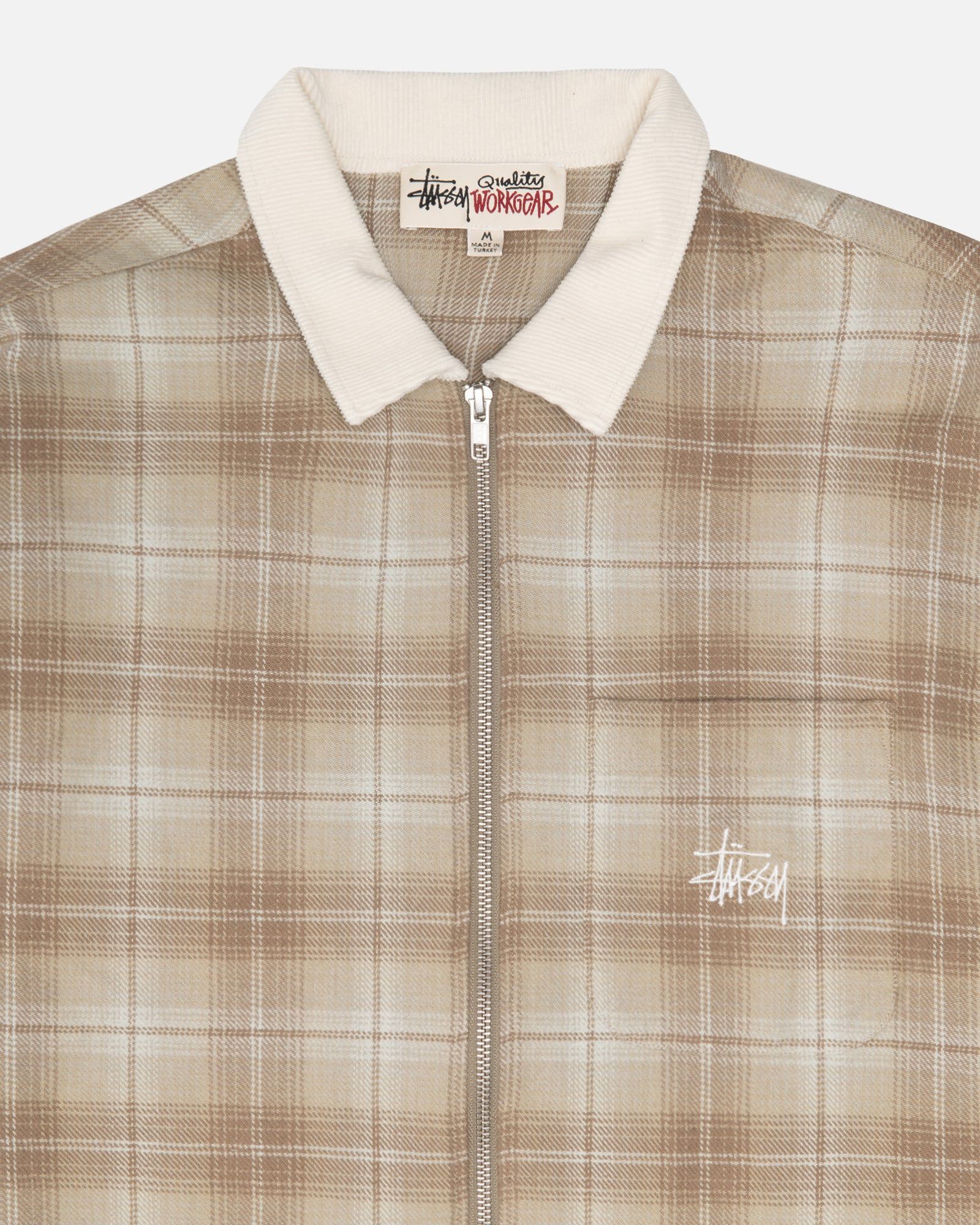 FRANK PLAID ZIP SHIRT sold by Stussy product image thumbnail 3