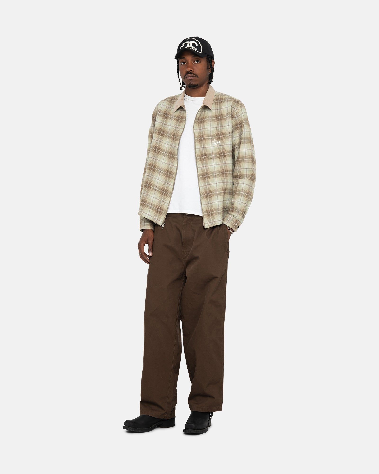 FRANK PLAID ZIP SHIRT sold by Stussy product image thumbnail 6