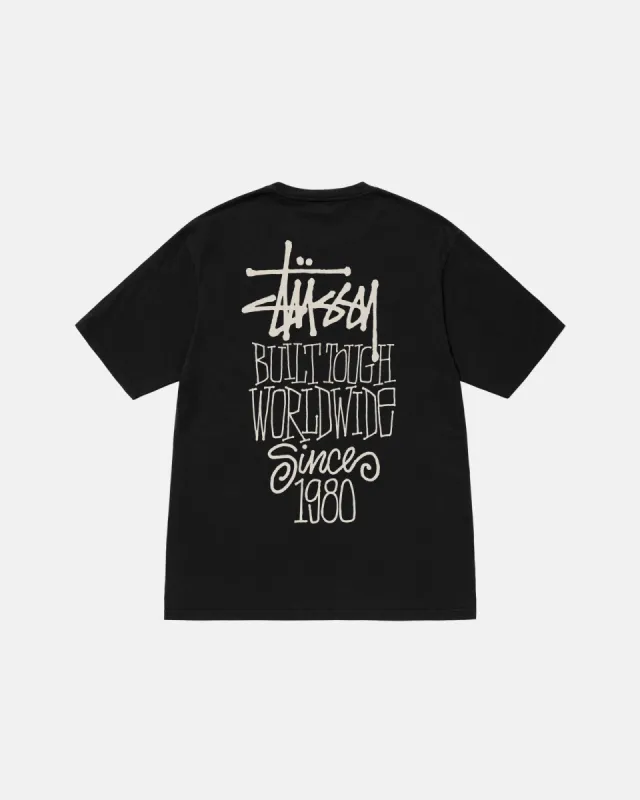 BUILT TOUGH TEE PIGMENT DYED sold by Stussy