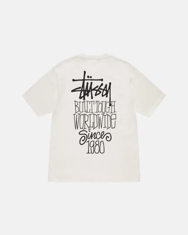 BUILT TOUGH TEE PIGMENT DYED sold by Stussy