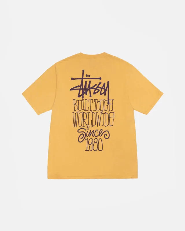 BUILT TOUGH TEE PIGMENT DYED sold by Stussy