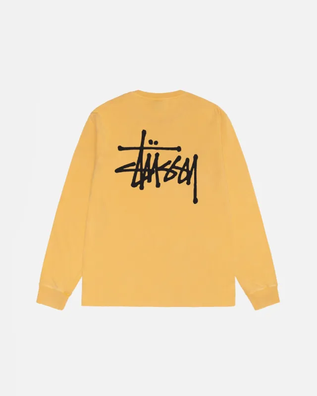 BASIC STÜSSY LS TEE PIGMENT DYED sold by Stussy