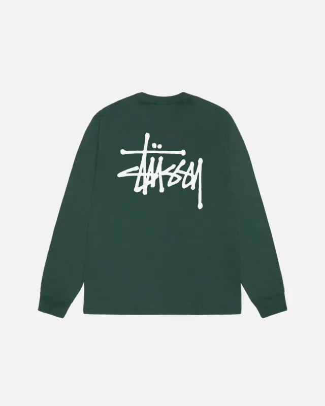 BASIC STÜSSY LS TEE PIGMENT DYED sold by Stussy