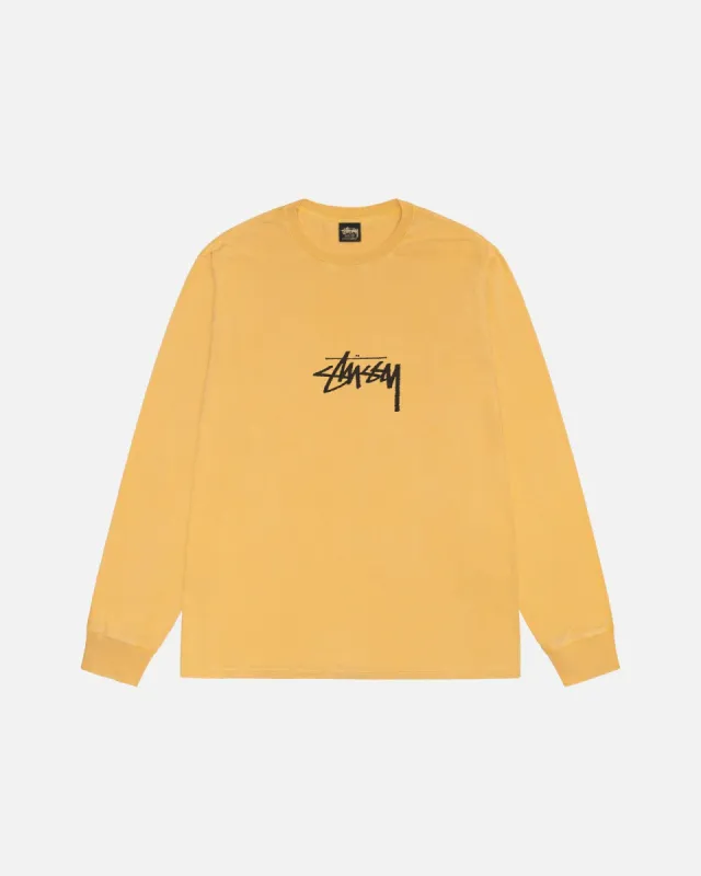 SMALL STOCK LS TEE PIGMENT DYED sold by Stussy
