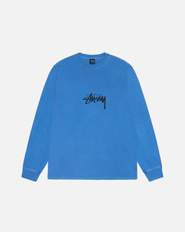 SMALL STOCK LS TEE PIGMENT DYED sold by Stussy