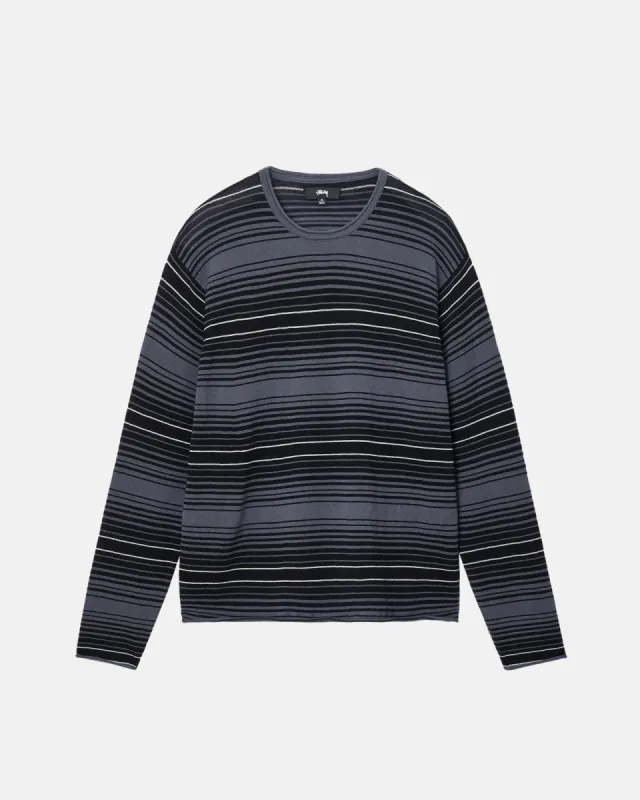 HORIZONTAL STRIPE SWEATER sold by Stussy