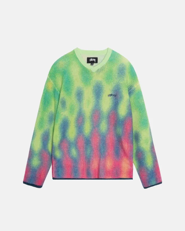 GRADIENT DOT BRUSHED SWEATER sold by Stussy