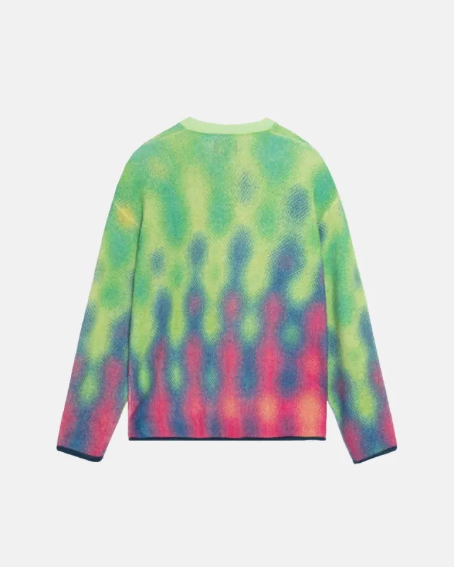 希少 STUSSY BRUSHED DOT SWEATER Lサイズ 希少 STUSSY BRUSHED DOT 