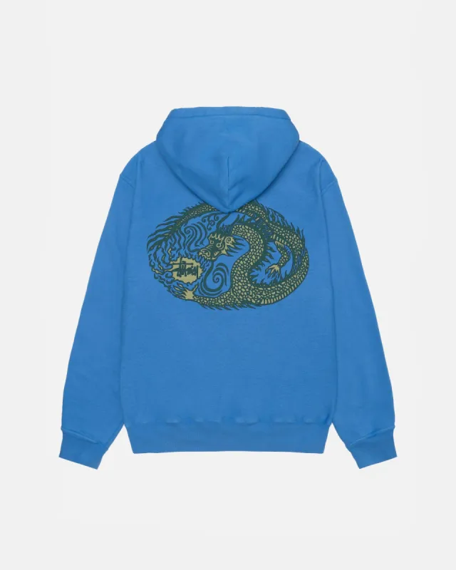 MOSAIC DRAGON HOODIE PIGMENT DYED sold by Stussy