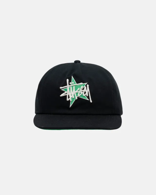 MID-DEPTH BASIC STAR STRAPBACK sold by Stussy