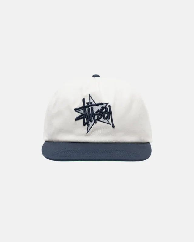 MID-DEPTH BASIC STAR STRAPBACK sold by Stussy