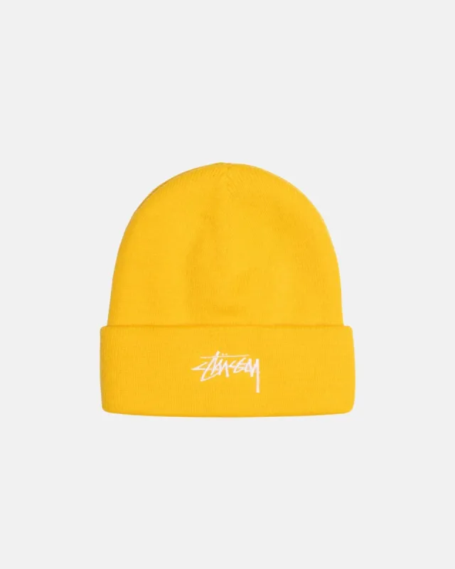 CUFF BEANIE STOCK sold by Stussy