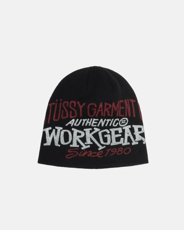 SKULLCAP WORKGEAR PRINT made by Stussy