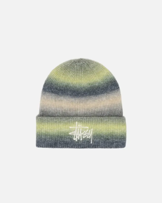 CUFF BEANIE SPRAY STRIPE made by Stussy