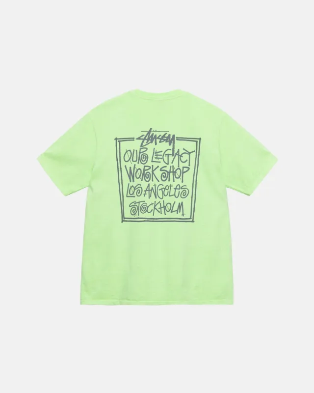 OUR LEGACY FRAME PIGMENT DYED TEE sold by Stussy