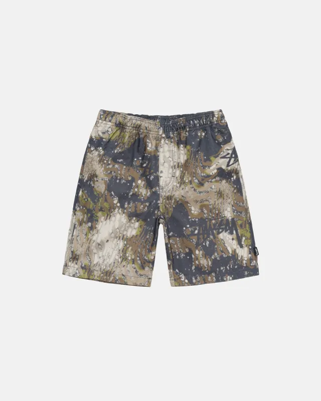VEIL CAMO BEACH SHORT sold by Stussy