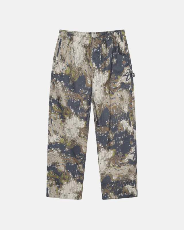 VEIL CAMO BEACH PANT sold by Stussy