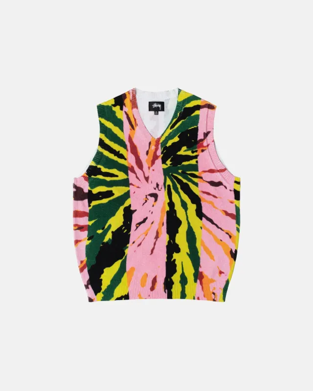 PRINTED SWEATER VEST made by Stussy