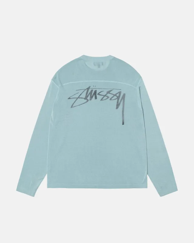 LIGHTWEIGHT FOOTBALL CREW made by Stussy