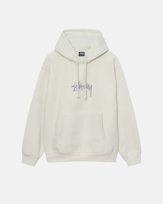 STOCK LOGO APPLIQUE HOODIE sold by Stussy