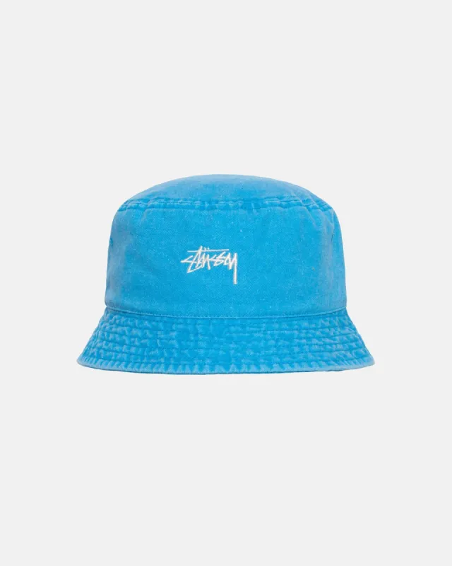 BUCKET HAT WASHED STOCK sold by Stussy