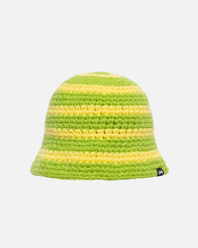 帽子 STUSSY Swirl Knit Bucket Hat Stussy Swirly S Knit Bucket Hat Berry Men's - SS24 - US