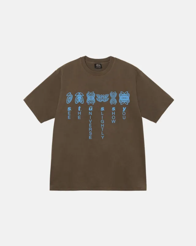 UNIVERSE TEE PIGMENT DYED sold by Stussy