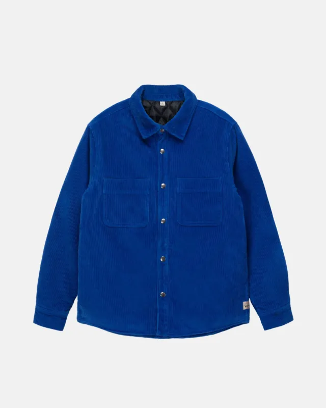 CORD QUILTED OVERSHIRT sold by Stussy