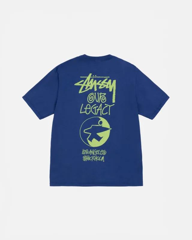 OUR LEGACY WORK SHOP SURFMAN TEE PIGMENT DYED sold by Stussy