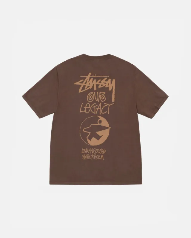 OUR LEGACY WORK SHOP SURFMAN TEE PIGMENT DYED sold by Stussy