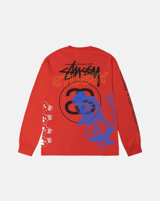 TEST STRIKE PIGMENT DYED LS TEE sold by Stussy