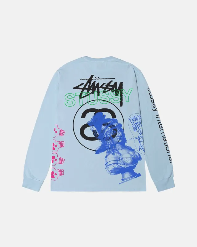 TEST STRIKE PIGMENT DYED LS TEE sold by Stussy