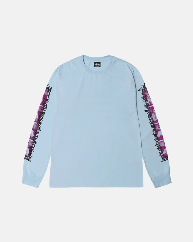 YOUTH BRIGADE PIGMENT DYED LS TEE sold by Stussy