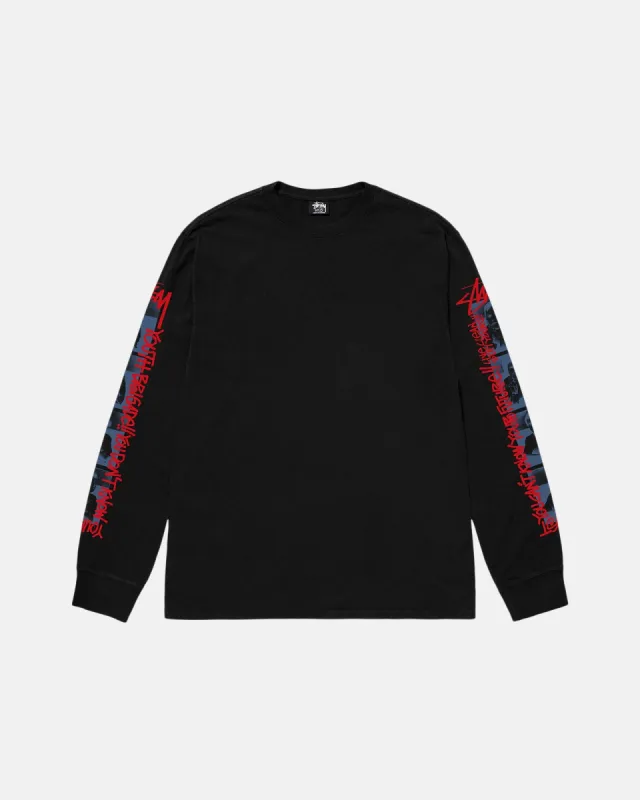 YOUTH BRIGADE PIGMENT DYED LS TEE sold by Stussy