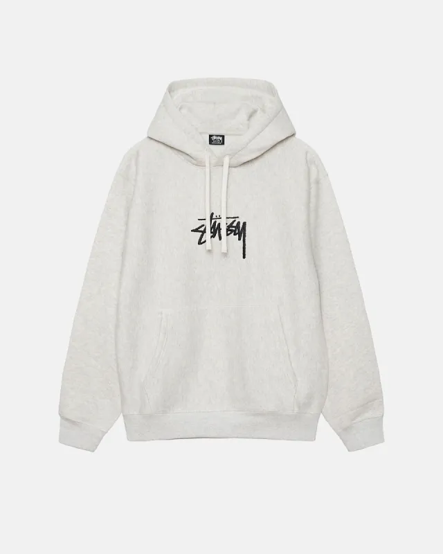 STOCK LOGO APPLIQUE HOODIE sold by Stussy