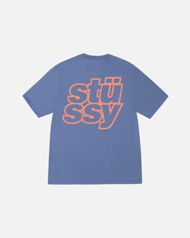 STACKED TEE sold by Stussy